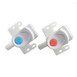 Kitchen Faucets 2pcs Red Blue Water Dispenser Accessories Faucet Switch Width 32mm Cold Mouth Semicircle Key Press Type Replacement