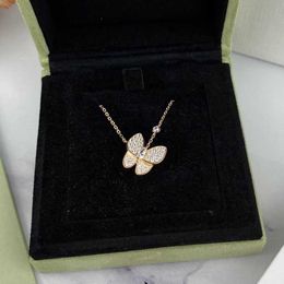 Designer Necklace Vanca Luxury Gold Chain Fashion Full Diamond Butterfly Necklace Fashion Minimalist Style Womens Necklace