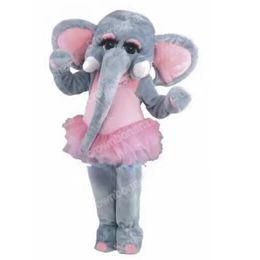 2024 Halloween elephant Mascot Costumes Halloween Cartoon Character Outfit Suit Xmas Outdoor Party Festival Dress Promotional Advertising Clothings