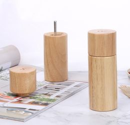 Wooden Salt and Pepper Grinder Set Manual 6quot for Seasoning Cooking Serving Dining Gift Mom 2202212409605