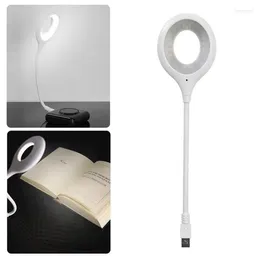 Table Lamps Voice Control USB Lamp Night Light Eyes Protection Dimmable LED Desk Student Dormitory Bedroom Reading