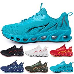 GAI running shoes for men Triple Blacks White Red Blue Green Yellow Grey mens breathable outdoor sneaker trainers