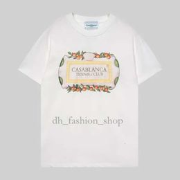 Casablanc Shirt Designer Men T Shirt Set Masao San Print Mens Casual Shirt And Short Womens Loose Silk Shirt Tees Casablancas Shirt Men Tshirt S-3Xl 551