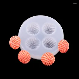 Baking Moulds Mini Simulation Fur Ball Silicone Mold Candle Flipping Sugar Mousse Decoration 15-1251