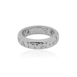 Designer Westwoods High Edition Punk Style Personalised Glossy Letter Three Mens and Womens Ring Nail