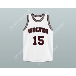 Custom Any Name Any Team ANTHONY KELLER 15 WOLVES HIGH SCHOOL BASKETBALL JERSEY All Stitched Size S-6XL Top Quality