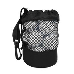 Multipurpose Golf Ball Bags Drawstring Pouch Carrying Portable Holder Nylon Mesh for Fitness Sport Outdoor Laundry 240428