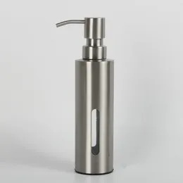 Liquid Soap Dispenser 1PC 304 Stainless Steel Lotion Bottle Home Hand Press Shower Divided Gel BottleLiquid 200ml