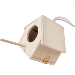 Other Bird Supplies Feeder House For Cage Kits Houses Outside Clearance Wooden Hummingbird Bluebirds Birdhouses Outdoors Feeders