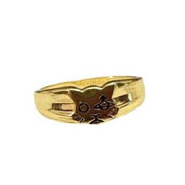 Designer Westwoods Saturn Cat Ring Cute Style Couple Simple Fashion Accessories High Edition Nail R9MS