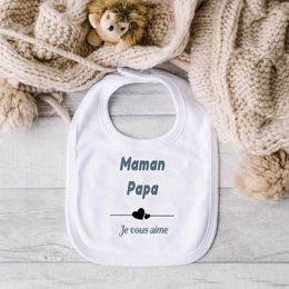 Bibs Burp Cloths I have the worlds best grandmother writing letters to print baby bibs casual soft baby Saliva towels cotton comfortable Burp fabric d240513