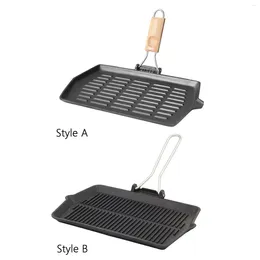 Pans Steak Pan Nonstick For Stove Tops Grill Indoor Outdoor Home