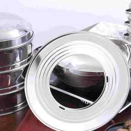 Double Boilers Stainless Steel Steaming Ring Household Round Steamer Rack Cookware