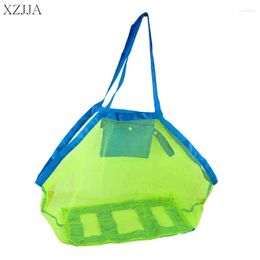 Storage Bags XZJJA Cute Kids Baby Beach Bag Children Toys Clothes Towel Mesh Mommy Collection Nappy Pouch Sundries Orgainizer