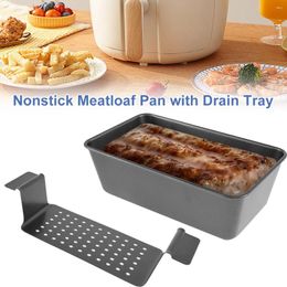 Tools Nonstick Baking Bread Loaf Pan Carbon Steel Toast Tin Kitchen Rectangle Bakeware For Brownies Meatloaf Barbecue