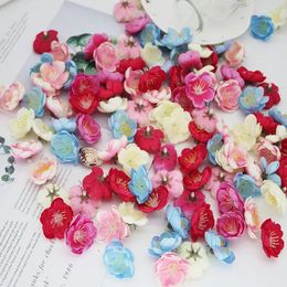 Decorative Flowers Simulated Artificial DIY Handmade Wreath Materials Wedding Makeup Petals Flower Head Supplies