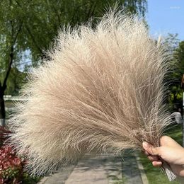 Decorative Flowers 15pcs Fluffy Artificial Pampas Grass Fake Plants Reed Bouquets For Wedding Home Room Vase Decor Birthday Party Supplies