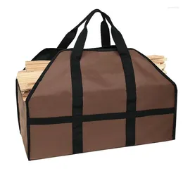 Storage Bags Large Size Firewood Bag Logs Carrier Hard-Wearing Firepiece For Fireplace Camping Trekking Picnic Oxford Cloth