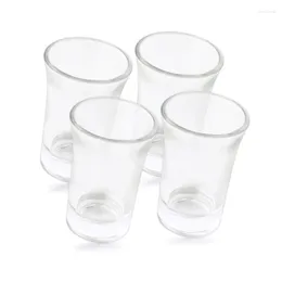 Mugs 4pcs Heavy Base S Glasses Whisky 50ml Unbreakable Drinking Cup Bar