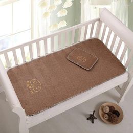 Bedding Sets Cool Mat For Kids Summer Bed Cover Girl Kit (60 120cm 18 35cm Child Rattan 2pcs Straw Pillow) Crib Kindergarten Boys
