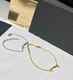 KQSS Bracelets Bransoletka YSL Designer Biżuteria Kobiet Kobiet List Elegancka miłość 18k złota bransoletki moda lady ma Sailormoon wapa