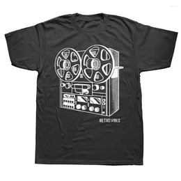 Men's T Shirts Novelty Cassette Tape Reel To Analogue Sound System Streetwear Short Sleeve Birthday Gifts Summer Style T-shirt