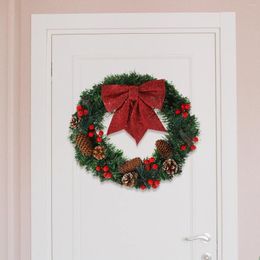 Decorative Flowers Christmas Home Decoration Supplies Hanging Wreath Xmas For Wall Wreaths Front Door