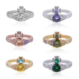 Designer Westwoods Ismene is full of diamonds Saturn rings and high-grade accessories Nail
