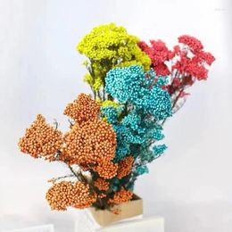 Decorative Flowers 50g Natural Millet Fruit Dried Flower Artificial Christmas Wedding Gifts For Guests Bridal Bouquet