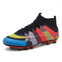 American Football Shoes Parent-child Mid-top Long Spike Boots Wear-resistant Ultralight Teen-agers Race Equipment Boys Choice Sneakers