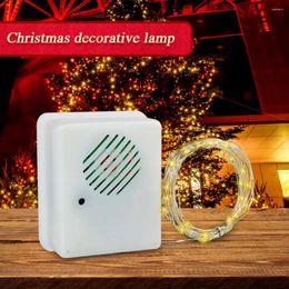 Party Decoration Christmas Sound Sensor Music Speaker 3 M String Lights Song Voice-activated Props For Xmas Tree Decor