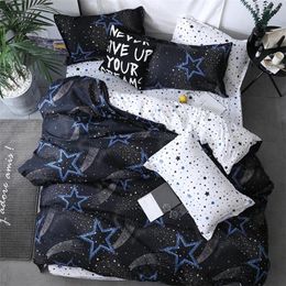 Bedding Sets Star Pattern Kids Bed Cover Luxury Cartoon Duvet Adult Children Quilt Pillowcases Comforter Set Decor