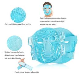 GUAW Cleaning Ice gel facial mask anti wrinkle relief fatigue skin firming hydrotherapy hot cold therapy ice pack cooling massage skin care beauty tool d240510