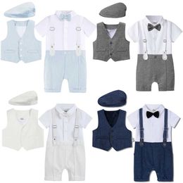 Clothing Sets Newborn boy clothing set baby Christmas set baby jumpsuit baby wedding birthday party formal coverage of gentlemens clothingL2405
