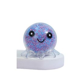 Kawaii Octopus Ball Anti Stress Squeeze Fidget Toys for Children Adult Girl Glowing Light Funny Antistress Squishy Toy Kids Gift