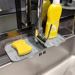 Bath Mats Faucet Mat Silicone Water Catcher Protector Pad Kitchen Sink Splash Guard