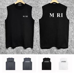 Mens Tank Tops Mens Women Designers T-shirt Fashion Men S Casual T Shirts Man Clothing Street Designer Shorts Sleeveless Clothes ZJBAM070 new bold letter printed vest