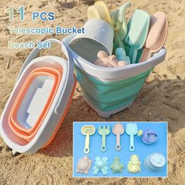 Sand Play Water Fun Childrens Beach Toy Set Beach Toy Mold Beach Bucket Beach Shovel Tool Set Beach Toy Childrens Outdoor Game GiftsL2405