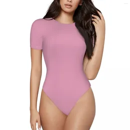 Women's Swimwear One Piece Swimsuits For Women Crew Neck Bathing Suit Girl's Short-Sleeved Gifts Birthday Holiday585670431
