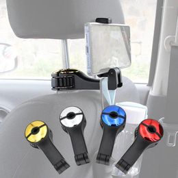 Hooks Car Auto Back Seat Phone Holder Hook For Handbag Grocery Organiser Fastener Clips Interior Accessories