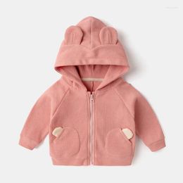 Jackets Spring Autumn Infant Baby Boys Girls Coats Cute Cartoon Animal Hoodies Jacket For Kids 2024 Children Windbreaker Outerwear