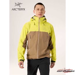 Designer Sport Jacket Windproof Jackets Beta Ar Jacket Gore-tex Pro Waterproof Men's Sprint Shirt Euphoria/canvas/xinkuai Green/sand Tao Brown l 64AY