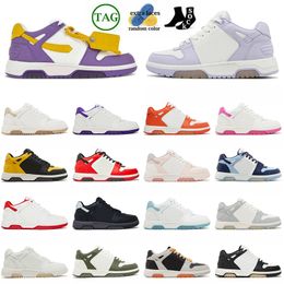 Womens Mens Arrows Motif Out Of Office Designer White Shoes Low OG Original Midtop Sponge For Walking Trainers Luxury Calf Leather Platform Vintage Sneakers Runners