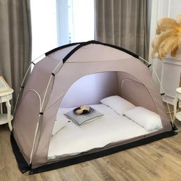 Tents And Shelters El Peep-Proof Portable Sleeping Soundproofing Spring Picnic Privacy Shading Outing Family Tent Indoor