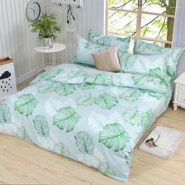 Bedding Sets Four-piece Set Three-piece Twill Printed Dormitory Bed Single Linen Pillowcase Quilt Cover Kit