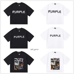 Purple Shirt Purple Brand Shirt Tshirts Mens Shirt Fashion Women T Shirt Letter Print 2024 New Style Clothes Mens Designer Graphic Tee US Size S-XXL Purple Jeans 467