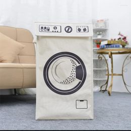 Laundry Bags Washing Graphic Hamper Large Basket With Lid & Attached Handle Portable And Foldable For Compact Storage Textured TJ