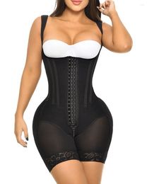 Women's Shapers Full Body Shaping Corset With Adjustable Straps For Women High Compression Waist Trainer Zipper And Hooks