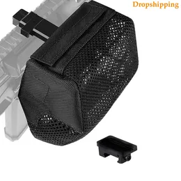 Storage Bags Tactical Shell Recovery Quick Release Catcher With Detachable Heat Resistant Thickened Brass Nylon Mesh Bag