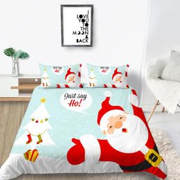 Bedding Sets Fashion Christmas Gift Home Textile Bedclothes High-Quality 2/3pcs Luxury King Size Duvet Cover Drop